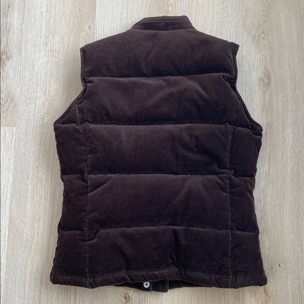GAP Corduroy Down Filled Puffer Vest - Picture 2 of 12